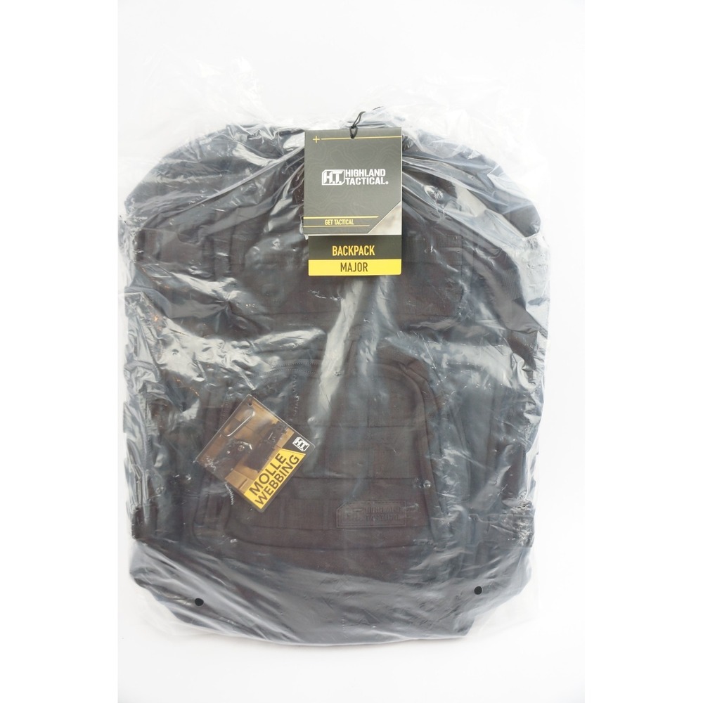 New With Tags Highland Tactical Brand Major Black / Urban Camo Tactical Backpack